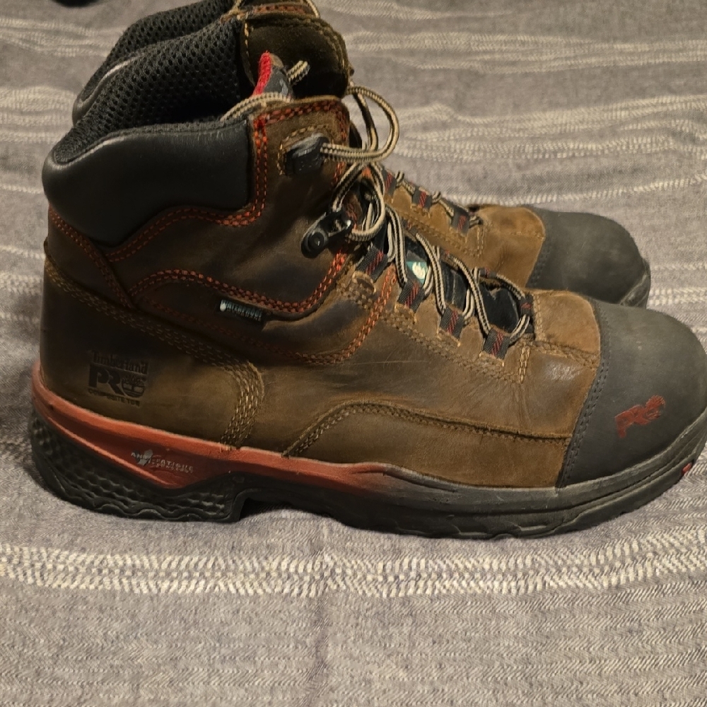 Timberland Pro Men's Bosshog Waterproof Work Boots - Composite Toe - Picture 4 of 12
